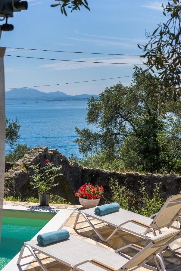 Alkinoi Seaview Villa With Private Pool By Konnect, Nisaki Nisaki  Eksteriør billede